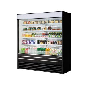 Turbo Air TOM-72EB-N Vertical Air Curtain Open Display Merchandiser, 37.1 Cu. Ft. Capacity, 72"W X 29-7/8"