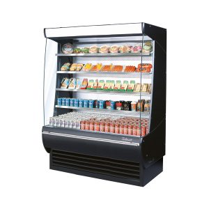 Turbo Air TOM-60DXB-N Extra Deep Vertical Open Display Merchandiser, 18.9 Cu. Ft. Capacity, 60"W X 34-1/4"D