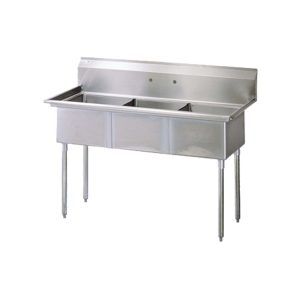 Sink, (3) Three Compartment