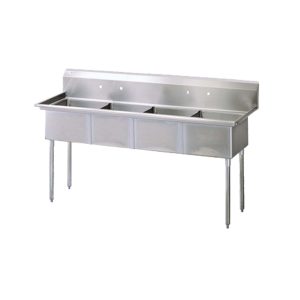 Sink, (4) Four Compartment