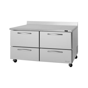 Turbo Air PWR-60-D4-N Pro Series Worktop Freezer, Two-Section, 15.5 Cu.Ft. Capacity