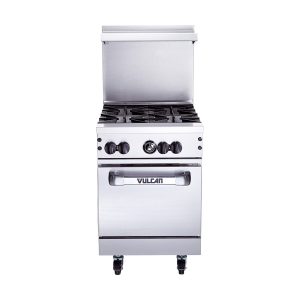 Vulcan 24S-4B Endurance Restaurant Range, Gas, 24", (4) 30,000 BTU Burners