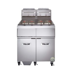 Vulcan 3GR45MF Fryer, Gas, 46-1/2" W, 45-50 lb. Capacity Per Vat