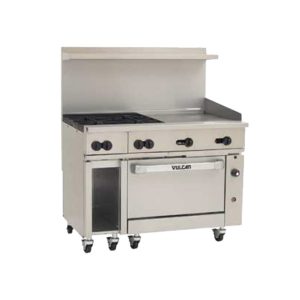 Vulcan 48C-4B24G Endurance Restaurant Range, Gas, 48", (4) 30,000 BTU Burners With Lift-Off