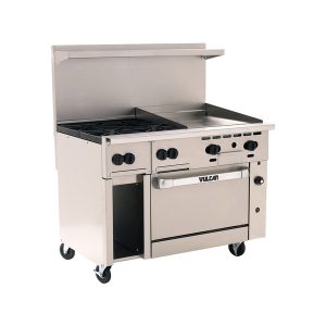 Vulcan 48S-8B Endurance Restaurant Range, Gas, 48", (8) 30,000 BTU Burners With Lift-Off