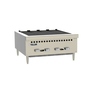 Vulcan VCRB25 Charbroiler, Gas, Countertop, 25-3/8", (4) 14,500 BTU Cast Iron Burners
