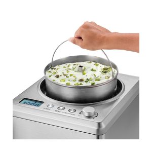 Waring WCIC25 Ice Cream Maker, Electric, 2.5 Qt. Capacity, Built-In Compressor