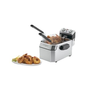 Waring WDF1000 Deep Fryer, Electric, Counter-Top, 10Lb. Capacity, 30-Minute Timer, Hinged Heating Element
