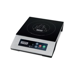 Waring WIH200 Induction Range, Countertop, Single Hob, 11-1/2" X 11-3/4" Tempered Glass Cooking Top