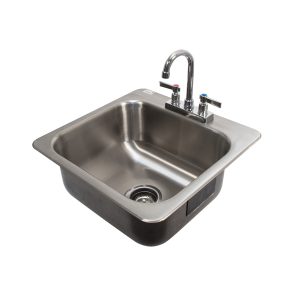 Advance Tabco DI-1-168 Drop-In Sink, One Compartment, 16" wide x 14 front-to-back