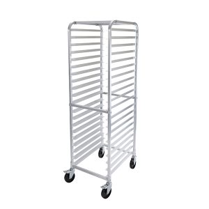 Winco Aluminum Sheet Pan Racks, 20 Tier, 18" x 26", Mobile with Brakes