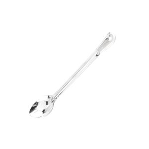 Basting Spoon, 13", Slotted, Hang Hook, Stainless Steel