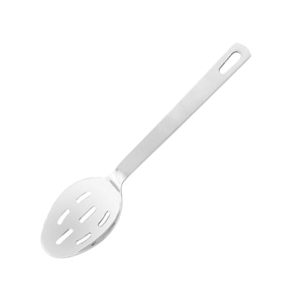 Basting Spoon, 13", Slotted, Hang Hook, Stainless Steel, Pro Series