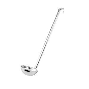 Crestware OPL08 Ladle, 8 Oz., One Piece, 18/0 Stainless Steel