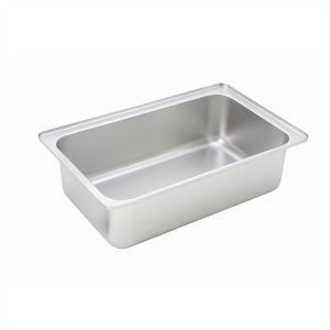 Winco C-WPF6 Water Pan, Full Size, 6" Deep, Stainless Steel