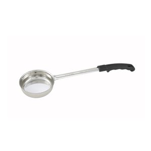 Winco FPS-6 Food Portioner, 6 Oz., One-Piece, Solid, Stainless Steel, Black
