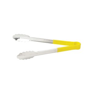 Winco UTPH-16Y Utility Tongs, 16", 1 Pc., Non-Slip, Heat Resistant up to 220?F