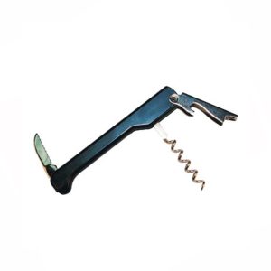 Winco CO-512 Waiter'S Cork Screw, Black, Made In Italy