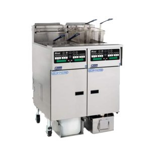 Fryer, Gas, Floor Model, Split Pot